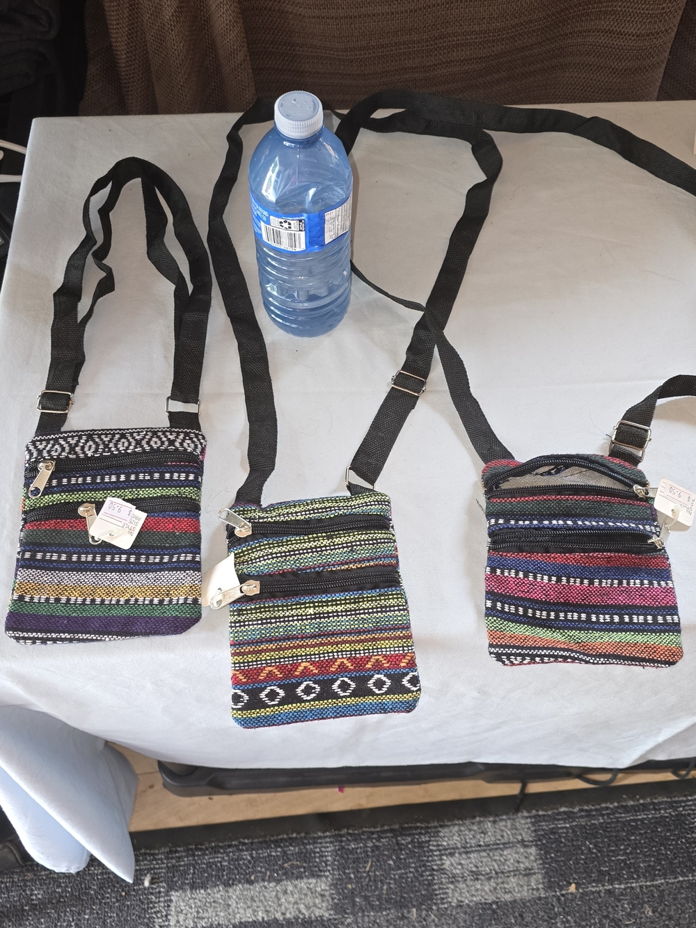 Boho Woven Mini Crossbody Bag - Multicolor